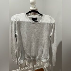 Lace trim Sweater